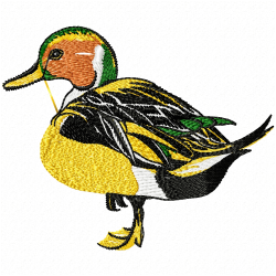 Ducks And Goose Embroidery Design 2